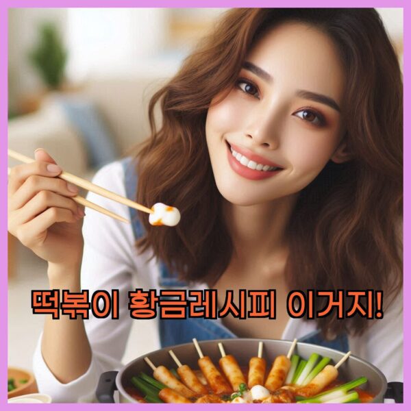 떡볶이 황금레시피