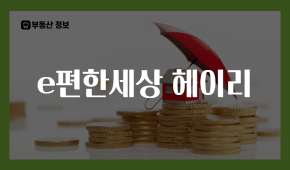 e편한세상 헤이리
