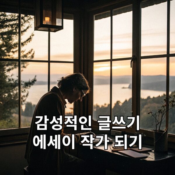 감성적인 글쓰기 에세이 작가 되기