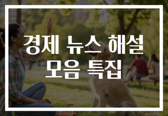 경제 뉴스 해설 모음 특집