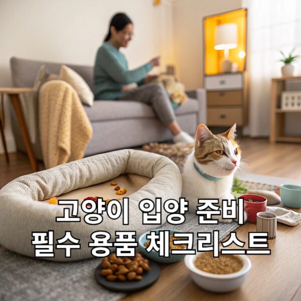 고양이 입양 준비 필수 용품 체크리스트