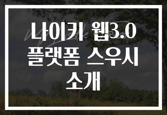 나이키 웹3.0 플랫폼 스우시 소개