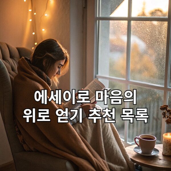 에세이로 마음의 위로 얻기 추천 목록