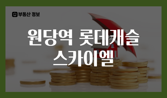 원당역 롯데캐슬 스카이엘