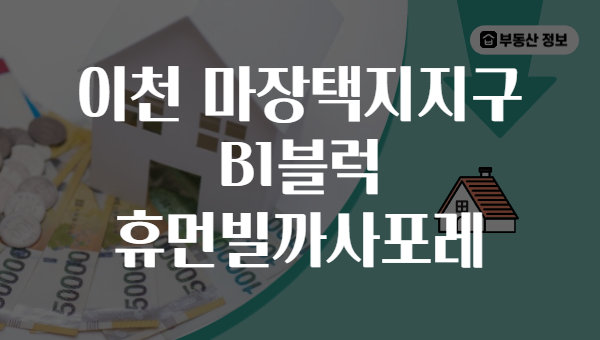 이천 마장택지지구 B1블럭 휴먼빌까사포레