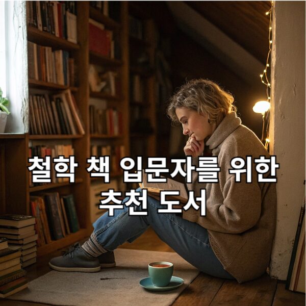 철학 책 입문자를 위한 추천 도서