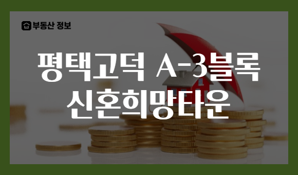 평택고덕 A-3블록 신혼희망타운