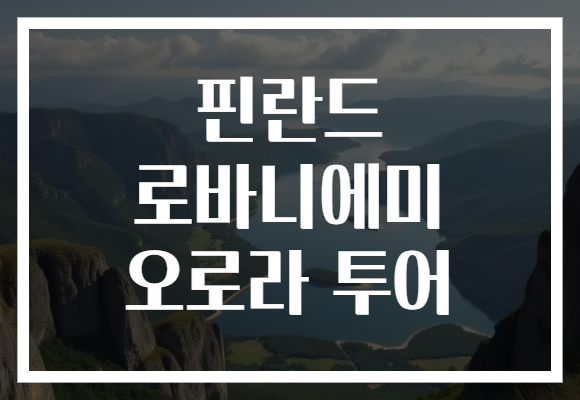 핀란드 로바니에미 오로라 투어