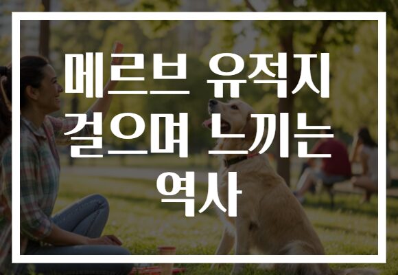 메르브 유적지 걸으며 느끼는 역사