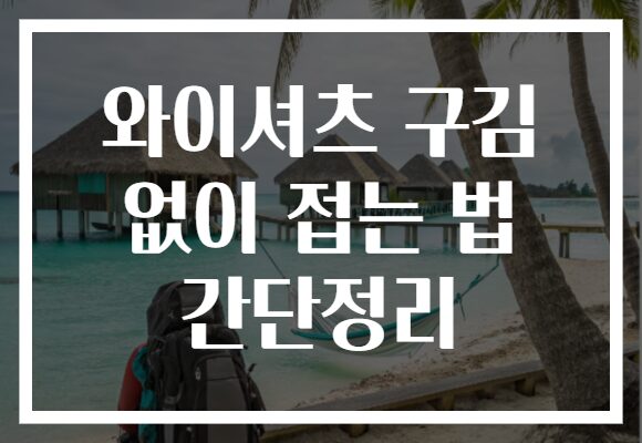 와이셔츠 구김 없이 접는 법 간단정리