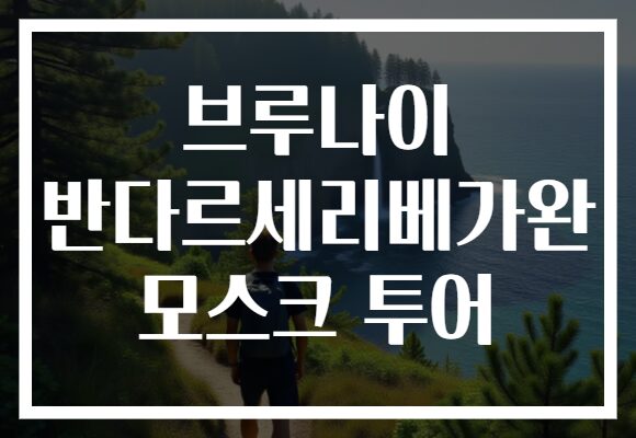 브루나이 반다르세리베가완 모스크 투어