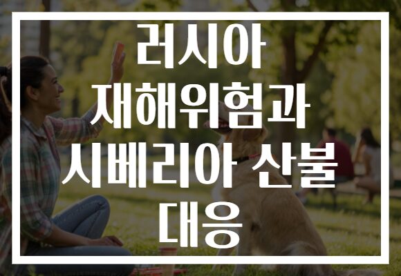 러시아 재해위험과 시베리아 산불 대응