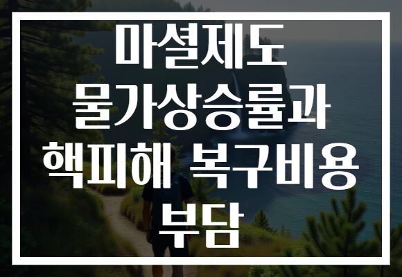 마셜제도 물가상승률과 핵피해 복구비용 부담