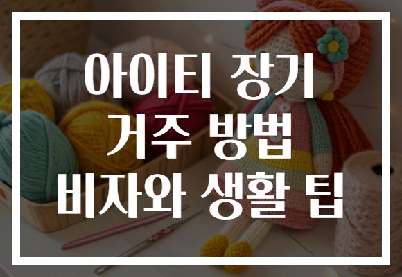 아이티 장기 거주 방법 비자와 생활 팁