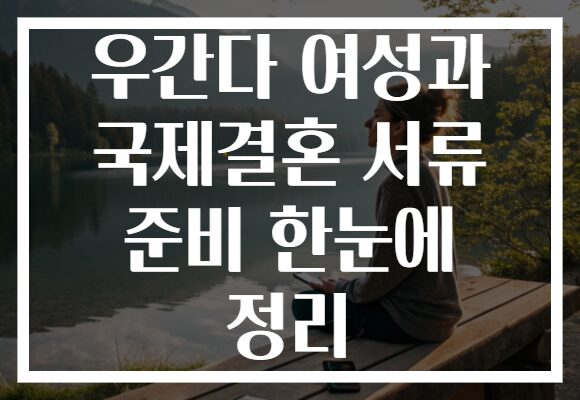 우간다 여성과 국제결혼 서류 준비 한눈에 정리