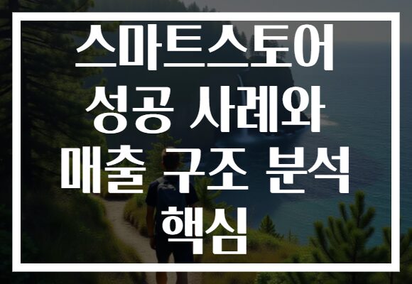 스마트스토어 성공 사례와 매출 구조 분석 핵심