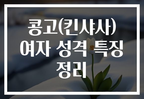 콩고(킨샤사) 여자 성격 특징 정리
