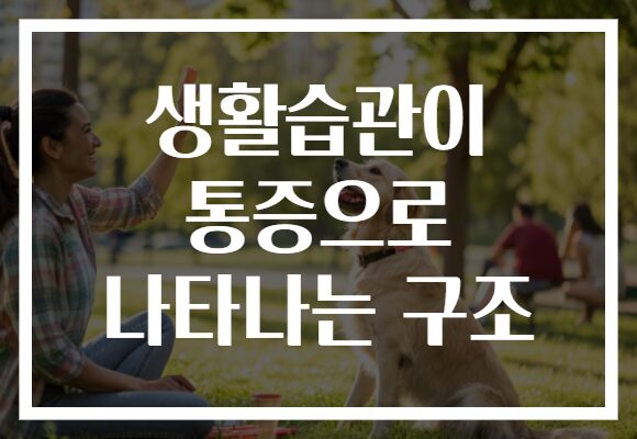 생활습관이 통증으로 나타나는 구조