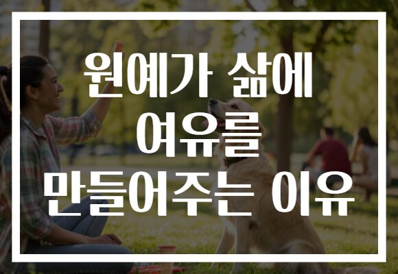 원예가 삶에 여유를 만들어주는 이유