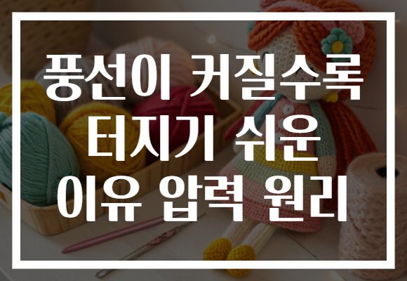 풍선이 커질수록 터지기 쉬운 이유 압력 원리