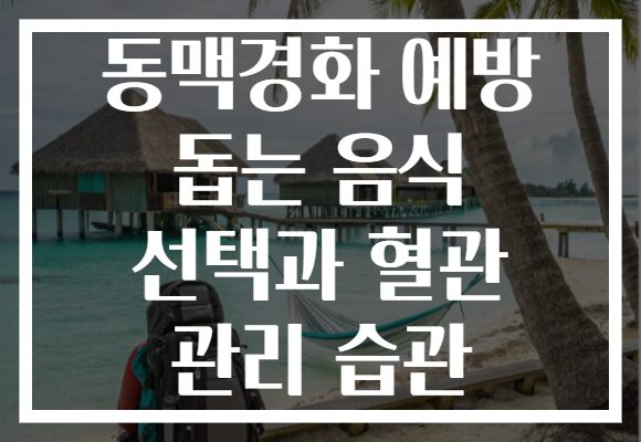 동맥경화 예방 돕는 음식 선택과 혈관 관리 습관