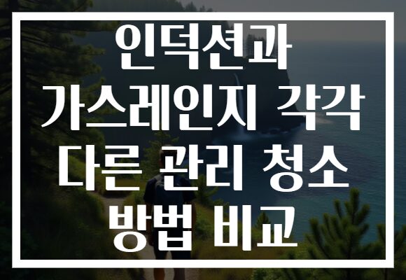 인덕션과 가스레인지 각각 다른 관리 청소 방법 비교