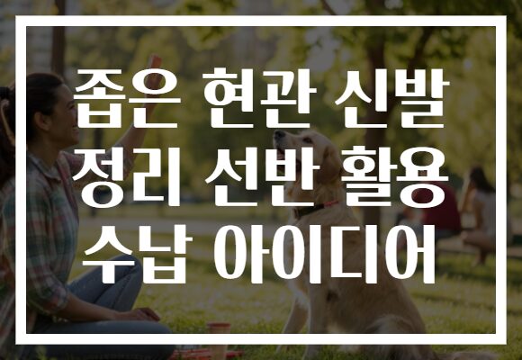 좁은 현관 신발 정리 선반 활용 수납 아이디어