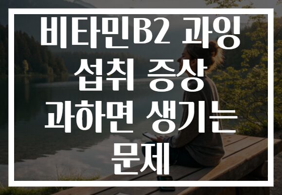 비타민B2 과잉 섭취 증상 과하면 생기는 문제