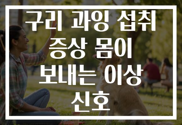 구리 과잉 섭취 증상 몸이 보내는 이상 신호