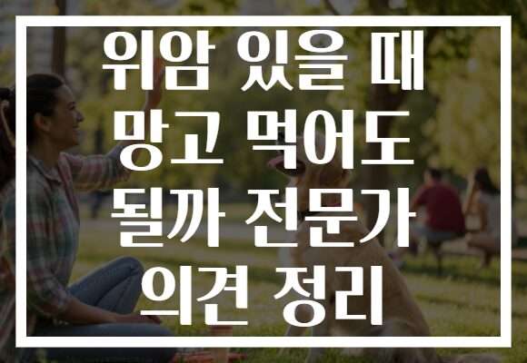 위암 있을 때 망고 먹어도 될까 전문가 의견 정리