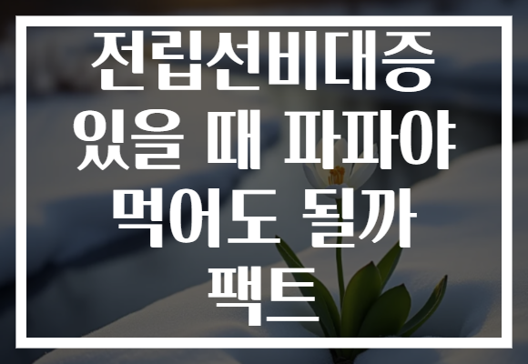 전립선비대증 있을 때 파파야 먹어도 될까 팩트