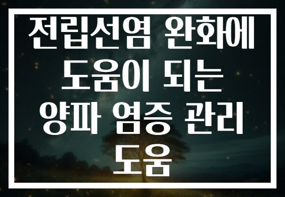 전립선염 완화에 도움이 되는 양파 염증 관리 도움