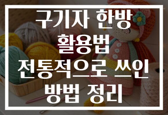 구기자 한방 활용법 전통적으로 쓰인 방법 정리