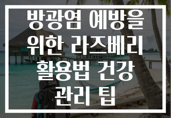 방광염 예방을 위한 라즈베리 활용법 건강 관리 팁