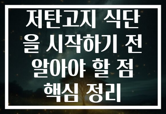 저탄고지 식단 을 시작하기 전 알아야 할 점 핵심 정리