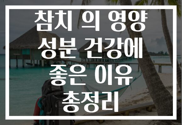 참치 의 영양 성분 건강에 좋은 이유 총정리