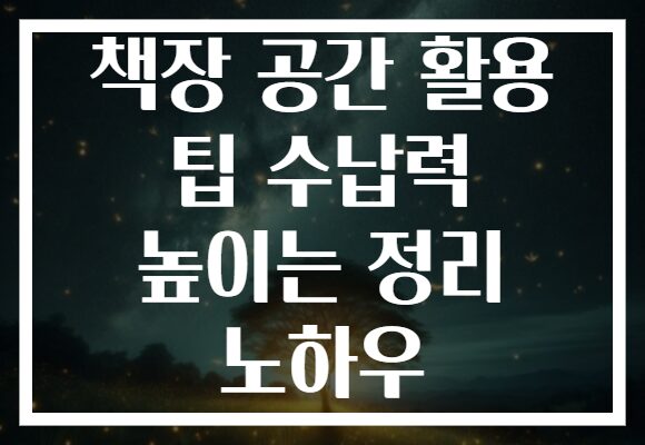 책장 공간 활용 팁 수납력 높이는 정리 노하우