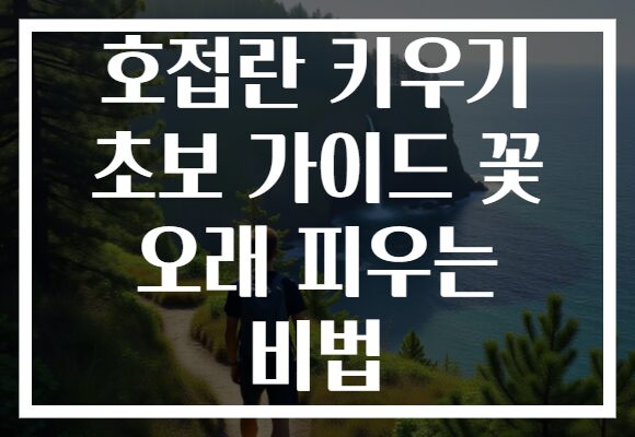호접란 키우기 초보 가이드 꽃 오래 피우는 비법