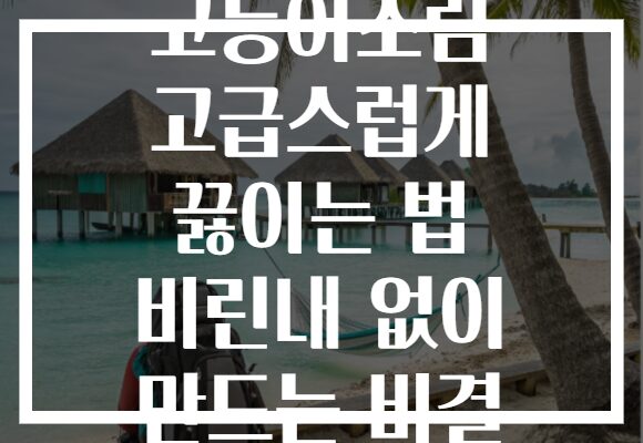 고등어조림 고급스럽게 끓이는 법 비린내 없이 만드는 비결