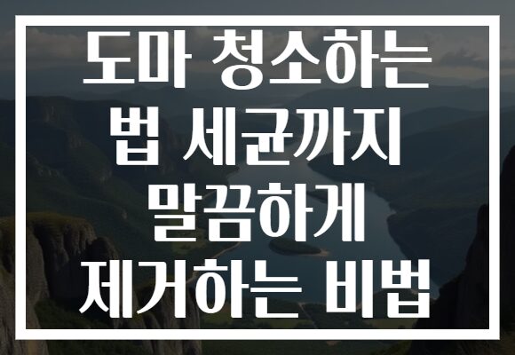도마 청소하는 법 세균까지 말끔하게 제거하는 비법