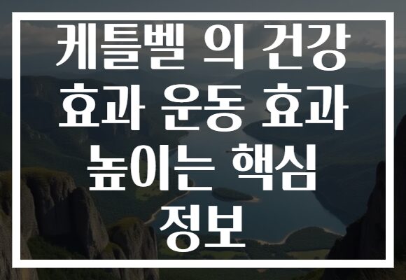 케틀벨 의 건강 효과 운동 효과 높이는 핵심 정보