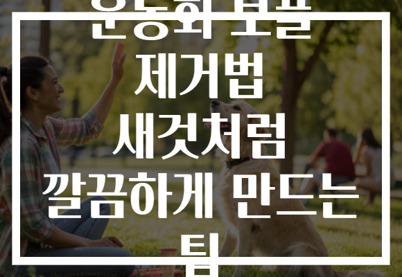 운동화 보풀 제거법 새것처럼 깔끔하게 만드는 팁