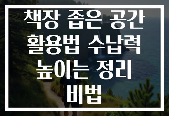 책장 좁은 공간 활용법 수납력 높이는 정리 비법