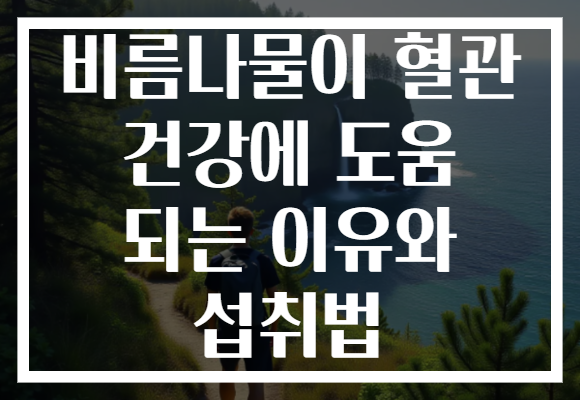 비름나물이 혈관 건강에 도움 되는 이유와 섭취법