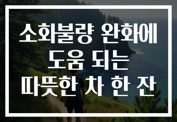 소화불량 완화에 도움 되는 따뜻한 차 한 잔