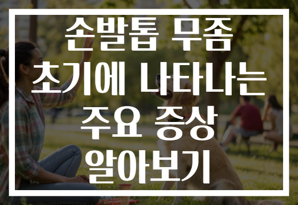 손발톱 무좀 초기에 나타나는 주요 증상 알아보기
