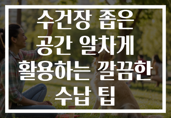수건장 좁은 공간 알차게 활용하는 깔끔한 수납 팁
