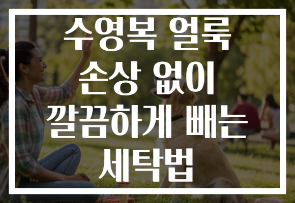 수영복 얼룩 손상 없이 깔끔하게 빼는 세탁법