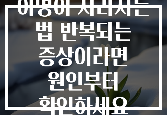 이명이 사라지는 법 반복되는 증상이라면 원인부터 확인하세요