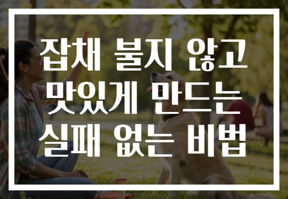 잡채 불지 않고 맛있게 만드는 실패 없는 비법